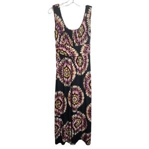 AB Studio Tie Dye Inspired Maxi Dress, Medium